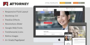 Lawyer & Attorney HTML5 Template