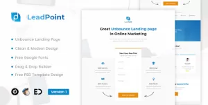 LeadPoint - Lead Generation Unbounce Landing Page Template