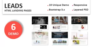 Leads - Multipurpose Responsive Landing Pages
