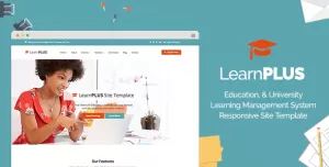 LearnPLUS  Education LMS Responsive Site Template