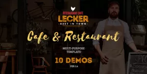 Lecker  Cafe & Restaurant Template