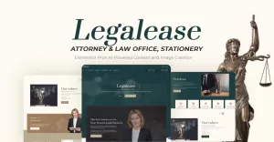 Legalease - Attorney & law office Wordpress Website