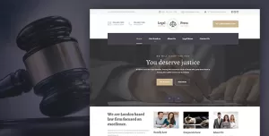 LegalPress - Law Attorney Legal HTML Template