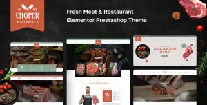 Leo Choper - Fresh Meat & Restaurant Elementor Prestashop Theme