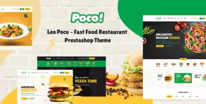 Leo Poco - Fast Food Restaurant Prestashop Theme