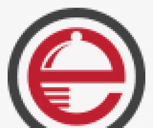 Letter E Food Service Logo