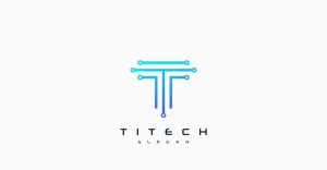 Letter T Circuit Electronic Technology Logo - TemplateMonster