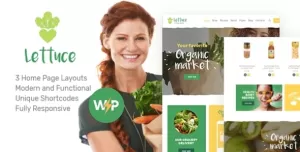 Lettuce  Organic Food & Eco Online Store Products WordPress Theme