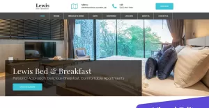 Lewis - Bed and Breakfast Moto CMS 3 Template