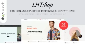 LhtShop - Fashion Multipurpose Responsive Shopify Theme