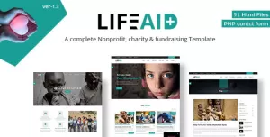 Life Aid Multipurpose Fundraising & Charity HTML Responsive Template