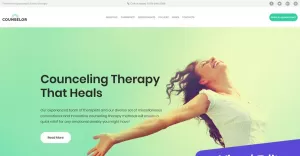 Life Coach - Counseling Therapy Moto CMS 3 Template