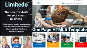 Limitedo - One Page HTML5 Business Template - Themes ...