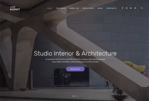 Line Agency - Interior Design & Architecture Theme