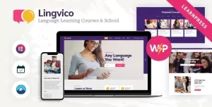 Lingvico  Language Center & Training Courses WordPress Theme