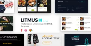 Litmus - Clean & Creative Multipurpose HTML Template