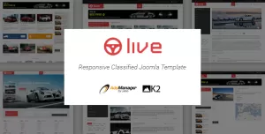 Live - Responsive Classified Joomla Template