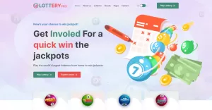 Lotterypro - Online Lotto & Lottery Platform React + NextJS + Bootstrap