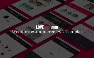 LoveBird – Wedding eCommerce PSD Template - TemplateMonster