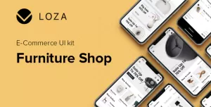 LOZA - Furniture Shop UI Kit for Adobe XD