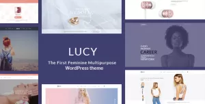 LUCY – Elegant Multipurpose Feminine WordPress Theme