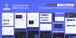 Luma - Education HTML Learning Management System Admin Template