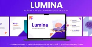 Lumina - Artificial Intelligence Presentation PowerPoint Template
