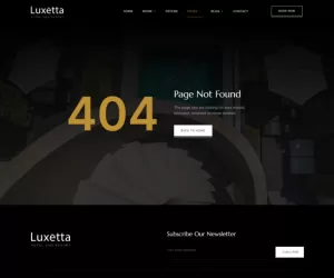 Luxetta – Luxury Hotel & Resort Elementor Template Kit