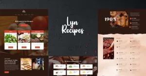 Lyn Recipes Food Restaurant Joomla Template - TemplateMonster