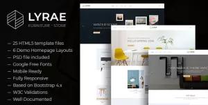 Lyrae  Furniture Store and Handmade Shop HTML5 Template