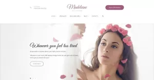 Madeleine - téma WordPress pro zdraví a péči o pleť v lázních