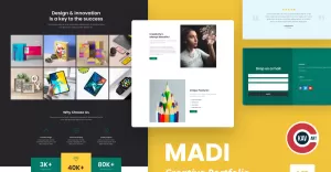Madi - Creative Portfolio Elementor Kit - TemplateMonster