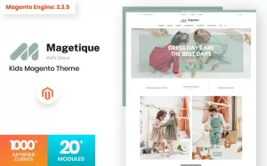 Magetique Kids Store Magento Theme