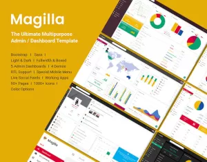 Magilla - The Ultimate MultipurposeDashboard / Admin Template