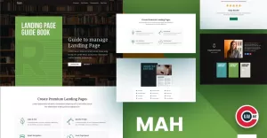 MAH - Book Landing Page Elementor Kit - TemplateMonster