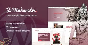 Maharatri - Hindu Temple WordPress Theme