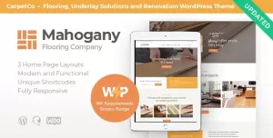 Mahogany  Carpenting Woodwork & Flooring Company WordPress Theme