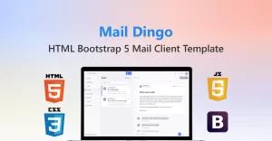 Mail Dingo – Mail Client Bootstrap 5 HTML Application Template