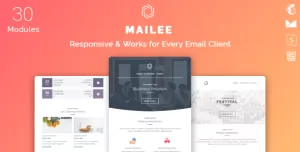 Mailee Responsive Multipurpose Email Template 2023