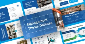 Management Thesis Defence PowerPoint Template