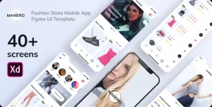 Manero - Fashion App XD UI Template