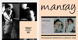 MANRAY - Photographer WordPress Theme - TemplateMonster