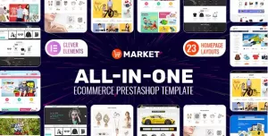 Market - Elementor Multipurpose PrestaShop 1.6 and 1.7 Theme