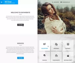 Marketing WordPress Theme for marketing products apps & services Dual