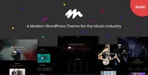 Marly - A Modern WordPress Theme for the Music Industry
