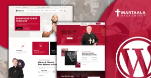 Martaala Religieuze Kerk WordPress Thema - TemplateMonster