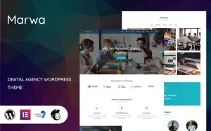 Marwa - Digital Agency WordPress Theme - TemplateMonster