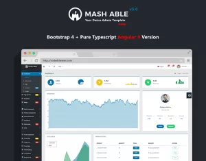 Mash Able Bootstrap 4 Admin Template - TemplateMonster