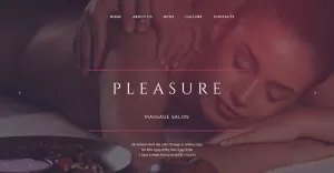 Massage Salon Responsive Website Template - TemplateMonster