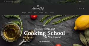 Master Chef Cooking School WordPress Theme - TemplateMonster